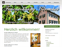Tablet Screenshot of ferienwohnung-hornecker.de